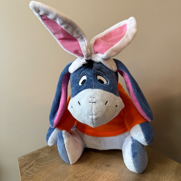 DISNEY EEYORE with Rabbit Ears Plush Toy - Picture 2 of 8